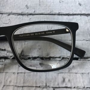 Warby Parker Fletcher Frame in Black Matte Eclipse